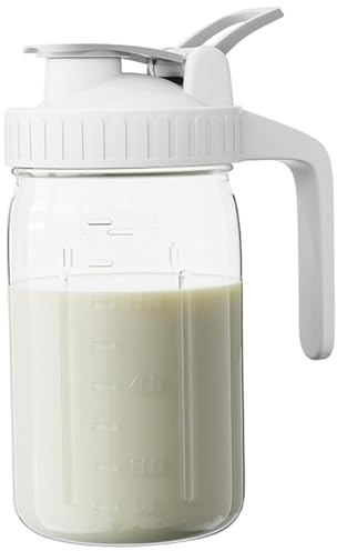 Pichet de lait maternel Pichet de lait maternel avec poignée couvercle Marque 32 oz jus jus pour le thé