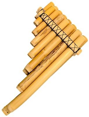 Panflöte Für Erwachsene Panflöte 15 Pfeifen Bitterbambusinstrument Zweireihig Geeignet Für Erwachsene Anfänger Für Spielen(6)