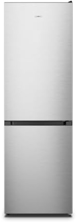 Gorenje NRK619AA1XL4 Kühlgefrierkombination/Freistehend/ 304L Gesamtvolumen/ 35dB/ Energieeffizienzklasse: A/NoFrost Plus/FastFreeze/CrispZone mit HumidityControl/(BxHxT): 59,5 × 187,3 × 59 cm/Grau