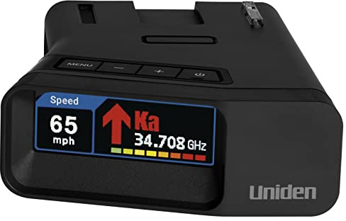 Uniden R7 EXTREME LONG RANGE Laser/Radar Detector, Built-in GPS, Real-Time Alerts, Dual-Antennas Front & Rear w/Directional Arrows, Voice Alerts, Red Light and Speed Camera Alerts