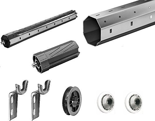 Juramondo Rollladen Wellen Set verstärkt SW60 x 1,0 mm Altbau und Neubau 8-Teilig Teleskop verschiedene Ausführungen (2,00 m- 2,20 m)
