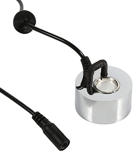 OKJHFD 24 V Ultraschall-Nebelerzeuger Fogger Wasserbrunnen Teichzerst?uber Luftbefeuchter mit Adapter 100-240 V, f¨¹r Wasserbrunnenteichparty und Aquariumvasen-Deko(EU Plug)