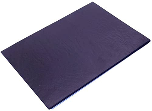 100 fogli di carta da ricalco A5 per trasferimento grafite, carta carbone blu, adatto per casa, ufficio, scuola (12,75 x 18,5 cm)