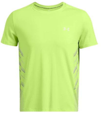 Under Armour Uomini Launch Elite Graphic Shortsleeve Tee Abbigliamento Da Corsa Maglia Morph Green - Verde