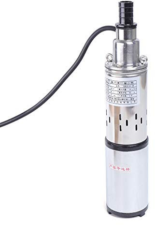 Tiefbrunnenpumpe 48V Solar Brunnenpumpe Tauchpumpe Max. Durchfluss16L/min Rohrpumpe Water Pump Geschwindigkeit 4500r/min IPX8 für Tiefbrunnenwasserpumpe (48V 280W)