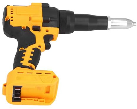 Walfront Pistola Remachadora Automática Herramienta Remachadora Inalámbrica, Modos Versátiles Potente Motor sin Escobillas para Fines Industriales, Decorativos de Producción para