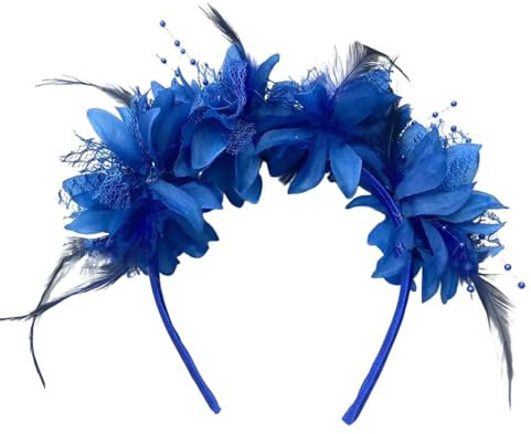 kostüm papagei damen, Feder Haarschmuck Stirnband Damen 20er Jahre Tee-Party Feder Stirnband Haarband Regenbogen Haarreif Karneval Party Faschingskostüme Cosplay Abschlussball Feder Kopfschmuck