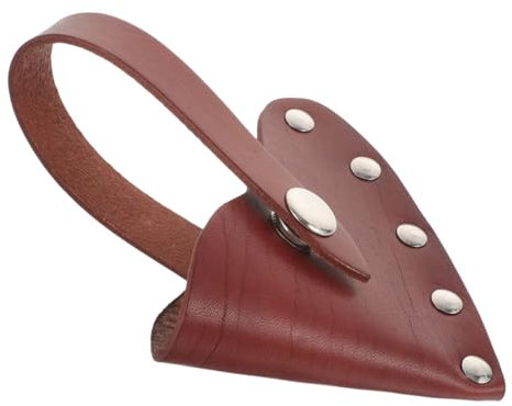 ANDRESLAD Sheath for Protective Cover for Camping Head Leather Sleeve for Outdoor Case