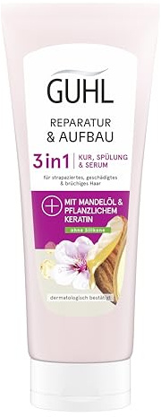 Guhl Tiefen Aufbau 3 in 1 Kur, Spülung & Serum - Inhalt: 200 ml - Für vielseitig beanspruchtes, strapaziertes und geschädigtes Haar