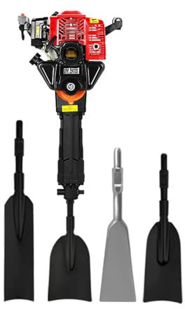 YSFHYAN Handheld Trencher Digger Machine,Excavator Tree Planting Shovel,Handheld Garden Tree Digger,Wide Shovel+Medium Shovel+Long Shovel+Diamond Shovel,for Hard Soil Excavation