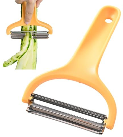 Kohlfahrer Handheld, Slicer Shredder - Handgehalten Kohlgrüns für Küchen nicht rutschend ergonomisch | Gurkenschneidwerkzeug für Restaurantkäse Birne