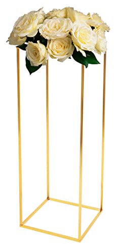DHQCQL Soporte para flores de metal, soporte decorativo, soporte alto para flores, escalera con protección antivuelco para balcón, salón, terraza, 28 x 28 x 80 cm