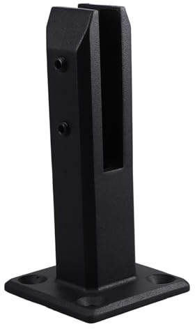 SEWACC Pince à Verre Acier Inoxydable pour Garde Corps de Piscine et Escalier Support de Verre Facile à Installer Montage Au Sol Accessoire Durable et Pratique