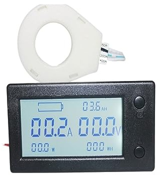 DC 300V Voltmetro Digitale Amperometro Tester Di Capacità Della Batteria Auto Coulometro Misuratore Di Wattora Di Energia Elettrica(PVA400A)