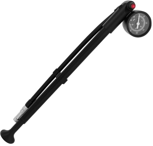 Pompe à Amortisseur 300 PSI avec manomètre, Tuyau Rotatif à 360°, Mini Pompe à Fourche à Suspension, Pompe d'amortisseur de vélo, Pompe pour vélos, Motos, véhicules électriques
