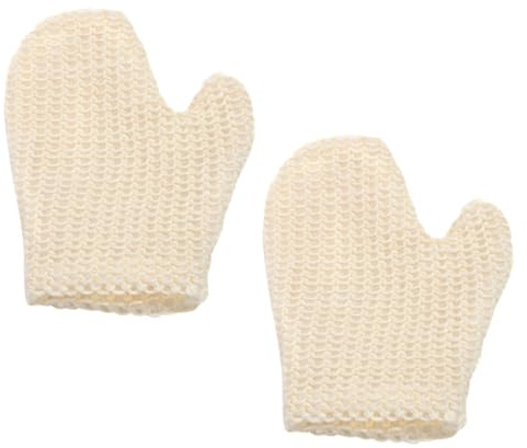 BAZEITFLOW 2 Piezas Baño Guantes Exfoliantes Para Scrub Guantes De Baño Tejidos Para Hombres Exfoliantes Uso Ducha