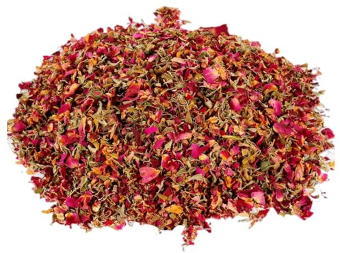 Luxorium 200g Confeti de Pétalos para Bodas Confeti Natural Hecho de Pétalos de Rosa Secos y Flores Secas Biodegradable para Decoración de Fiesta de Boda