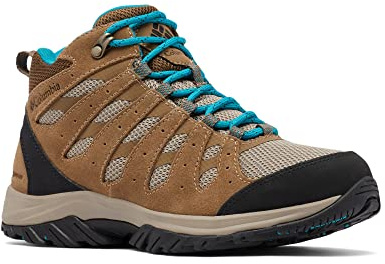 Columbia Redmond 3 Mid vattentäta höga vandringsskor för kvinnor, Khaki Ii havsnivå, 38.5 EU