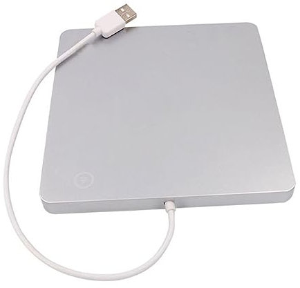 Hemobllo External Optical Drive Usb Slot in Load Cd Dvd Rw Burner for Laptop Pc Usb Optical Drive Cd Slot Burner Use for Watching Movies Data Transfer