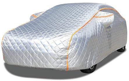 Hagelschutz-Autoabdeckung für Honda Civic 10 2015–2022, wasserdichte Vollautoabdeckung, Allwetter-Abdeckung, kratzfest, staubdicht, schneefest, verdickte Baumwolle, gefüttert, Hagel-Fahrzeugabdeckung