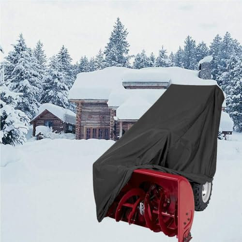 Snow Thrower Cover Two-stage Snow Shovel Protective Cover, Suitable For Protection From Dust Dirt And Other Harsh Weather, 120 * 82 * 102 * 60cm 210D Oxford Cloth Waterproof Cover