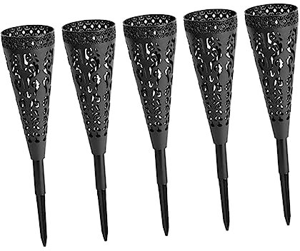 JUMPLAWN 5pezzi Vasi Conici Per Cimitero Contenitori Decorativi Per Fiori Per Commemorazioni e Resistente e Facile Da Usare