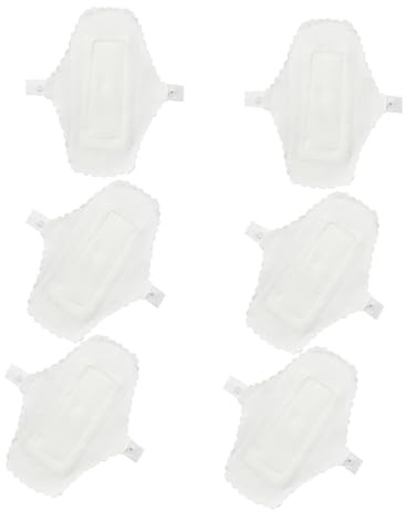Gogogmee Waschbare Damenbinden Umweltfreundlich 6 Stück aus Wasserdichtem Stoff und Wiederverwendbar 180mm Pflegeleicht für Damen für Reisen