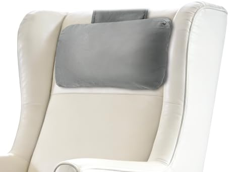 WEXFFU Nackkuddar ergonomiska kuddar, nackkudde för solstolar | Pärlbomullsfyllning, halkfri nackstödskudde för relaxfåtölj, soffa, fåtölj, kontorsstol med nackstöd