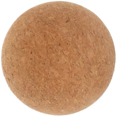 DECOMELODY Balle de Massage Liège Haute Densité pour Fascias Balle de Massage Corporelle Lisse pour Relaxation Musculaire et Auto-massage Quotidien