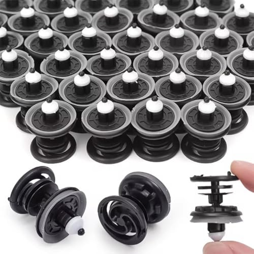 PBAHAUP 40 Pz Clip Di Fissaggio Per Pannello Porta, Clip Di Fissaggio Per Pannello Interno Portiera Auto, Rivetti In Plastica Portiera Auto Clips, Applicabile Alla Maggior Parte Dei Modelli Di Auto