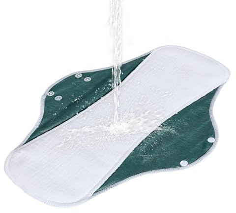 Menstruationsbinda för Kvinnor | Absorberande Andningsbart Mjukt Tyg | Återanvändningsbart bomullsskydd - för Postpartum vård, Äldre, Vuxna, Tonåringar, Flickor, Mödrar, Fruar samt Flickvänner,