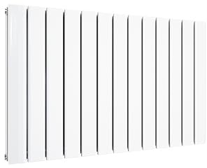 ELEGANT Design Heizkörper 630x1001mm Doppellagig Badezimmer/Wohnraum Seitenanschluss Weiß Flachheizkörper Badheizkörper Radiator