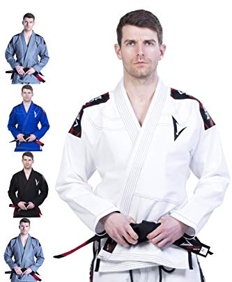 Kimono jiu Jitsu BJJ Gi Para Hombres Con Cinturón Blanco Pantalones de Brasileño Ripstop