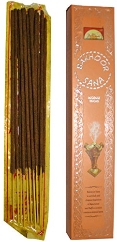 Bakhoor Sana Oudh Safran Räucherstäbchen, handgefertigt, Premium-Qualität