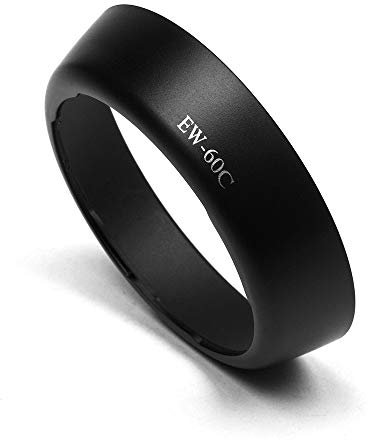 Fotover EW-60C Gegenlichtblende Sonnenblende Streulichtblende Ersatz kompatibel mit Canon EF-S 18-55mm f/3.5-5.6 Lens 600D 550D & EF 28-90mm f/4-5.6 II USM Objektiv