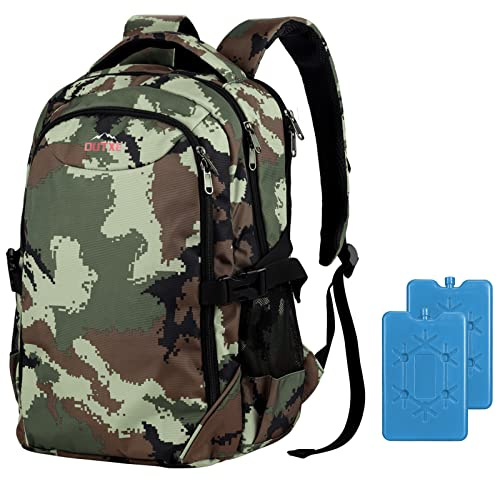 OUTXE Kühltasche Rucksack 22L Picknicktasche Lunchtasche für Camping Wandern Picknick Kühltasche für Laptops 22L
