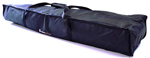 VisioSound Deluxe Padded 2 x Speaker Stand Carry Bag | Travel Gig Storage Bag for Two Speaker Stands / Ideal for Bands DJs Live Sound