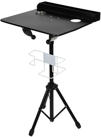 Ejoyous Tattoo Workstation, Abnehmbare Tattoo Schreibtisch Tisch mit Verstellbaren Stativbasis und Unabhängige Farbaufbewahrungsbox für Tattoo Schönheitssalon und Barberie