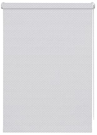 Gardinia Rollo, Blickdicht, Klemmrollo EASYFIX Lilly Green, Montage zum Klemmen, Lichtdurchlässig, für Fenster ohne Bohren, Weiß, 60 x 160 cm, 23-1361