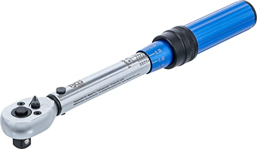 BGS 2841 | Drehmomentschlüssel | Drehmoment 5-25 Nm | Abtrieb Außenvierkant 10 mm (3/8) | Länge 245 mm | 72 Zähne | Auslösegenauigkeit +/- 3 % | Feinskala 0,25 Nm