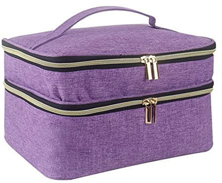 Scatola da Cucito a Doppio Strato, Organizer per Attrezzi da Cucito, Organizer e conservazione, da Cucito, Organizer per Fili, Aghi, Forbici, Kit ( Non Inclusi)