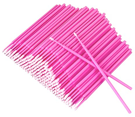 Micro Brushes, Microswabs For Eyelash Extensions & Makeup, Lint Free Lip Micro Applicator Brush, Disposable Micro Swabs, Eye Lash Mascara Wands