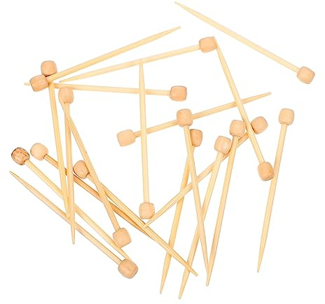 COHEALI 20Er Set Hölzerne Stricknadeln Für Broschen Stricknadel Holz Glatte Mini Strickstöcke Für Diy Handarbeiten Anfänger Und Fortgeschrittene 2.68 Zoll
