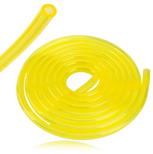 Hyceker Fuel Line, I.D x O.D 3/32 x 3/16 Petrol Fuel Lines Hose Tube 16-Feet-Long Chainsaw Fuel Line Small Engine Fuel Line for Poulan Craftsman Chain Saw Weed Eater Blower - Upgraded Packaging