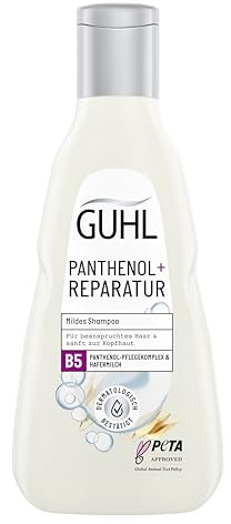Guhl Panthenol + Reparatur Shampoo - Inhalt: 250ml - Mildes Shampoo - Haartyp: beansprucht - Sanft zur Kopfhaut