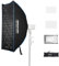 Amaran Light Box 60x90cm con Montura Bowens, Softbox Modificador de Luz Suave de Montaje Rápido con Difusión & Rejilla, para Fotografía de Retrato y Producto, Portátil con Bolsa de Transporte