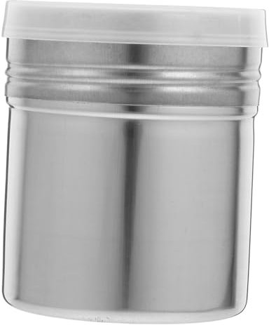 Veemoon Stainless Steel Dusting Can for Cocoa Powder for Coffee Ground Seasoning Compact Material