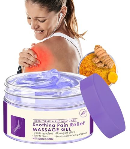 Joint Pain Relief Gel - Joint Pain Purple Gel - Soothing Relief Gel - Massage Gel for Relief Joint Activities - Arthritis Pain Relief Cream - Instant Relieves Joint & Body Pain