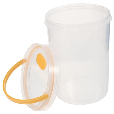 Vaguelly Powder Dispenser Food-grade Container for Food Storage Leak Moisture Portable Case for to Clean and Pour