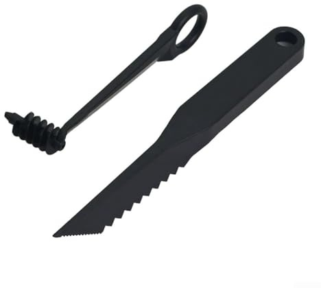Eawfgtuw Kitchen V Cutter & Spiral Cutter Tool - Serrated And V-shaped Fruit Decorating Versatile Cutting Options For Home Restaurant Food Garnishing